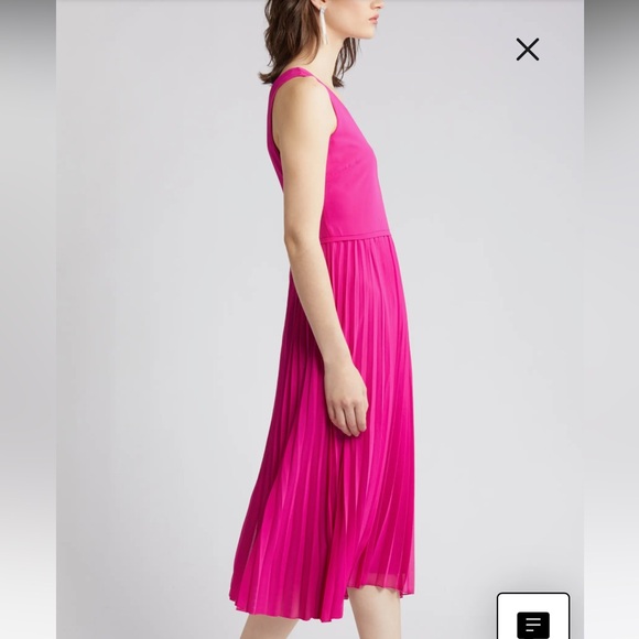 New Sam Edelman Pleated Dress - Picture 2 of 4